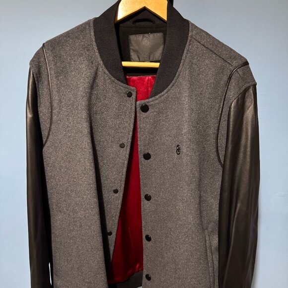 Cadogan Black Varsity Jacket - L - Picture 1 of 1